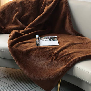 Luxe Faux Fur Throw Blanket