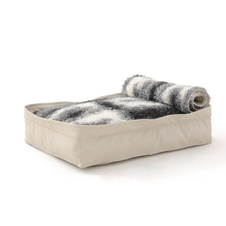 Multifunctional Faux Lambswool & Leather Pet Nest Dog Bed