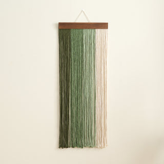 Nomad's Palatte Dip-Dyed Macrame Wall Tapestry