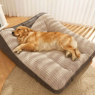 PawHaven Orthopedic Lounger: Premium Comfort Dog Bed