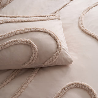 Tufted Weave Duvet Cover Set