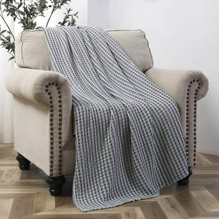 Waffle Knit Luxury Throw Blanket