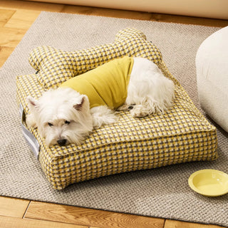 Waffle Shape Sweet Dreams Calming Dog Bed