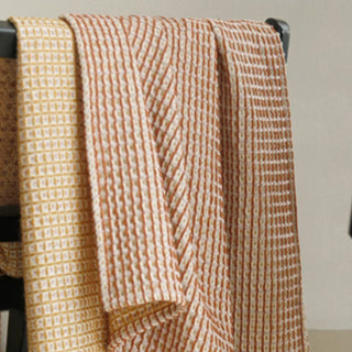 Waffle Weave Throw Blanket