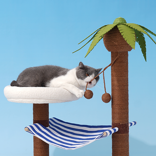 ZEZE Pets Palm Oasis Cat Tree