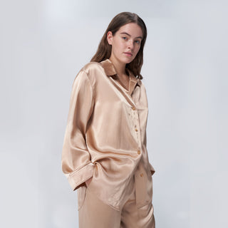 Silky Soft Two-Piece Sleepwear Set – Acetate Lounge Pajamas