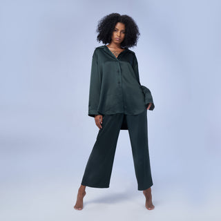 Silky Soft Two-Piece Sleepwear Set – Acetate Lounge Pajamas