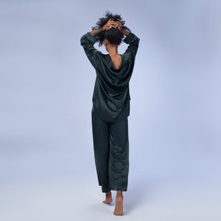 Silky Soft Two-Piece Sleepwear Set – Acetate Lounge Pajamas