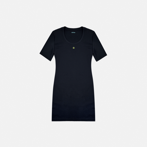 Modal soft lounge long sleeve dress - Final Sale – Slashop.Inc